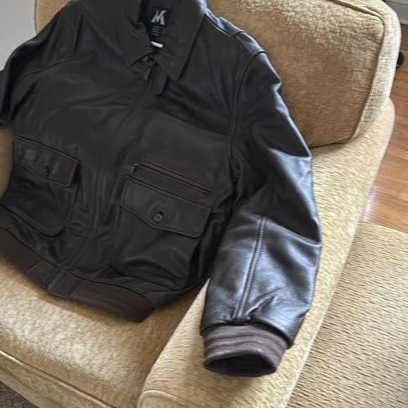 Bombers leather coat/jacket - Picture 4 of 10